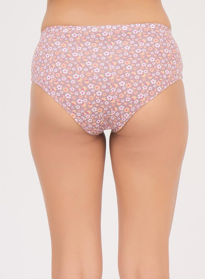 Clovia Pack of 3-Mid Waist Floral Print Hipster Panties - Cotton - Image 1
